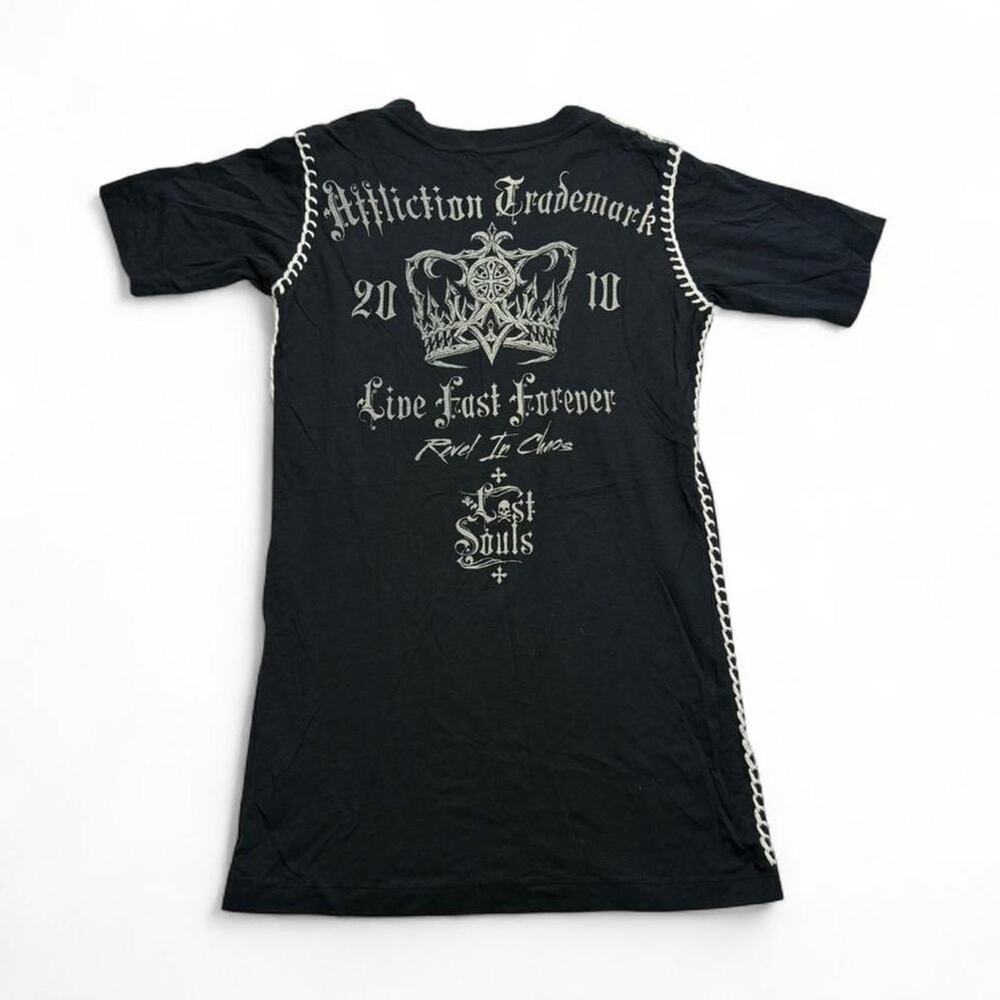Affliction Lost Souls Chaos Series Vintage Women’s shirt size Large rock style